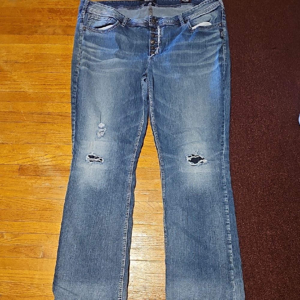 Silver Jeans Blue Straight Leg Denim